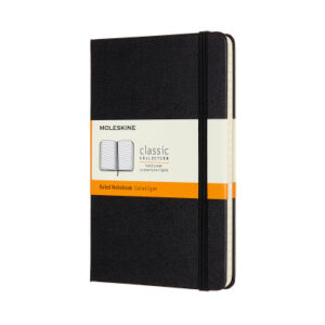 MOLESKINE Notizbuch Medium   18,2x11,8cm 852944    liniert, schwarz, 208 Seiten