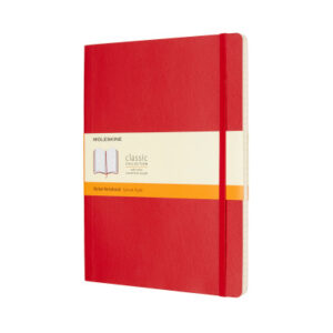 MOLESKINE Notizbuch XL 854672    Liniert,SoftCover,Scharlach