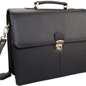 MONOLITH  Aktentasche 3193      Leder, schwarz