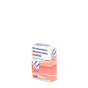 NEUTRAL   Büroklammern Nr. 2 6202      23mm vernickelt 100 Stk.