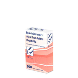NEUTRAL   Büroklammern Nr. 5 6208      43mm vernickelt 100 Stk.