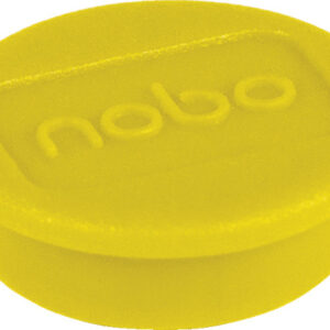 NOBO      Magnet rund               13mm 1915288   gelb                  10 Stück