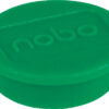NOBO      Magnet rund               13mm 1915289   grün                  10 Stück
