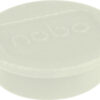 NOBO      Magnet rund               24mm 1915294   weiss                 10 Stück