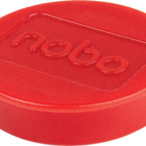 NOBO      Magnet rund               38mm 1915307   rot                   10 Stück