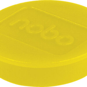 NOBO      Magnet rund               38mm 1915309   gelb                  10 Stück