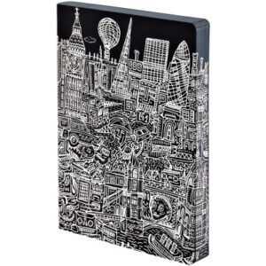 NUUNA     Notizbuch Graphic L 52040     LONDON, 165x220, dotted