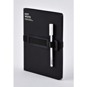 NUUNA     Notizbuch Not White         A5 54532     Black,blanko,176 S.