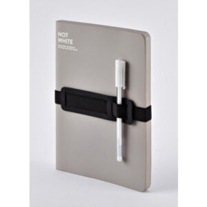 NUUNA     Notizbuch Not White         A5 54549     Grey,blanko,176 S.
