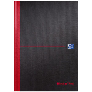 OXFORD    Black n'Red          Notizbuch 100080489 A4, blanco            96 Blatt