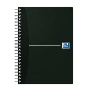 OXFORD    Spiralbuch Smart Black      A5 100103627 liniert 6mm, 90g      90 Blatt