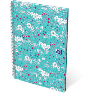 OXFORD    Spiralbuch ForMe Floral     A5 400094951 kariert 5x5mm, 90g    60 Blatt