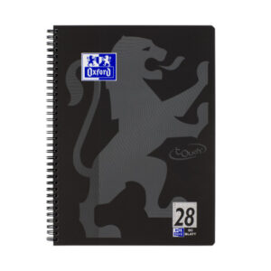 OXFORD    Collegeblock Touch         A4+ 400121610 schwarz, kariert 90g  80 Blatt