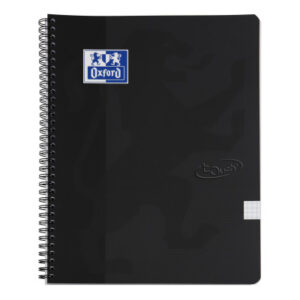 OXFORD    Touch               Spiralheft 400134120 A4, kariert    70 Blt, schwarz
