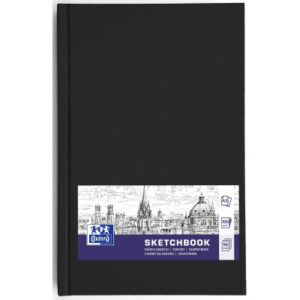 OXFORD    Skizzenbuch                 A5 400152622 schwarz, blanco, 100g 96 Blatt