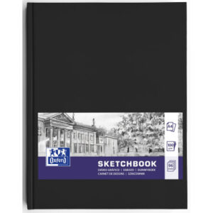 OXFORD    Skizzenbuch                 A4 400152623 schwarz, blanco, 100g 96 Blatt