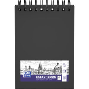 OXFORD    Skizzenbuch                 A5 400152644 schwarz, blanco, 100g 50 Blatt