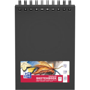 OXFORD    Skizzenbuch                 A5 400152645 schwarz, blanco, 225g 40 Blatt