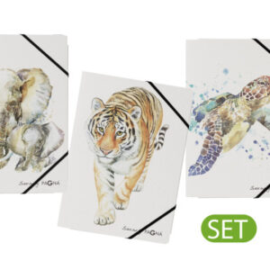 PAGNA     Gummizugmappe Set 3 Save me A4 21627-25  Save me No.3          sortiert