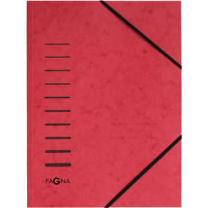 PAGNA     Gummibandmappe              A4 24001-01  rot