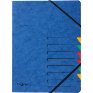 PAGNA     Fächermappe EASY            A4 24061-02  blau                  7 Fächer