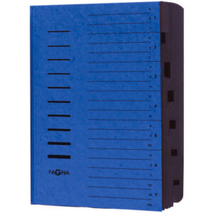 PAGNA     Ordnungsmappe               A4 24081/02  blau                  7 Fächer