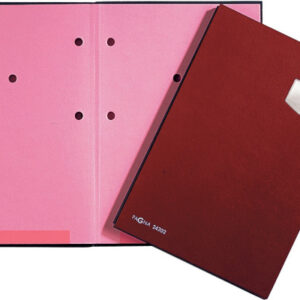 PAGNA     Unterschriftenmappe De Luxe A4 24102-01  rot                  10-teilig