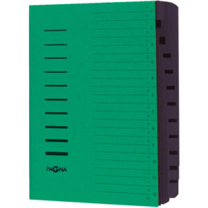PAGNA     Ordnungsmappe               A4 24122/03  grün                 12 Fächer