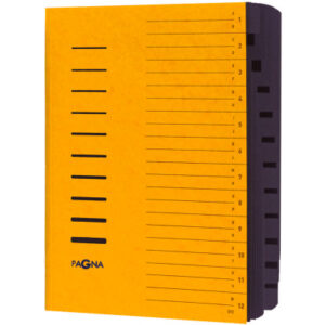 PAGNA     Ordnungsmappe               A4 24122/05  gelb                 12 Fächer