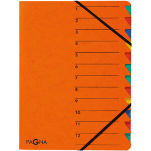 PAGNA     Fächermappe EASY            A4 24131-12  orange               12 Fächer