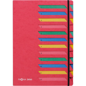 PAGNA     Deskorganizer               A4 24141-01  rot                  12 Fächer