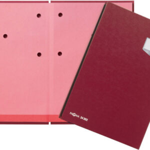 PAGNA     Unterschriftenmappe De Luxe A4 24202-01  rot                  20-teilig