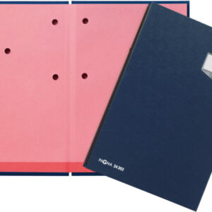 PAGNA     Unterschriftenmappe De Luxe A4 24202-02  blau                 20-teilig