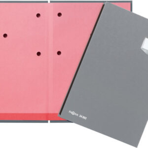 PAGNA     Unterschriftenmappe De Luxe A4 24202-06  grau                 20-teilig