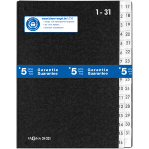 PAGNA     Vorordner                   A4 24321/04  schwarz                   1-31