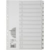 PAGNA     Register Karton weiss       A4 31005-08  12-teilig, 1-12