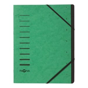 PAGNA     Ordnungsmappe               A4 40058-03  grün                  7-teilig