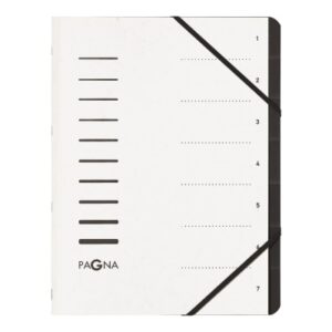 PAGNA     Ordnungsmappe               A4 40058-08  weiss                 7-teilig