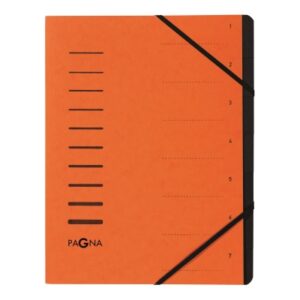 PAGNA     Ordnungsmappe               A4 40058-12  orange                7-teilig