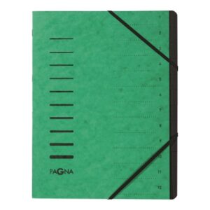 PAGNA     Ordnungsmappe               A4 40059-03  grün                 12-teilig