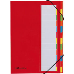 PAGNA     Deskorganizer               A4 44133-01  rot                  12 Fächer