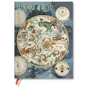 PAPERBLAN Notizbuch Flexis   Planisphäre FB5614-0  180×230mm, liniert, 176 S.