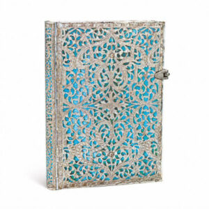 PAPERBLAN Notizbuch Maya Blau  130x180mm PB25627   liniert             240 Seiten