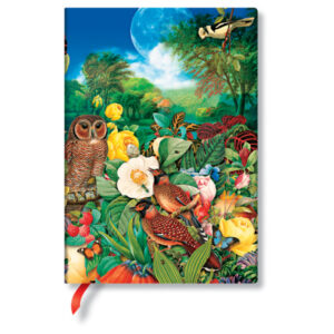 PAPERBLAN Notizbuch Garten im Mondschein PB5453-5  130×180mm, blanko, 144 S.