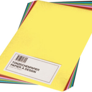 PAPYRUS   Tonzeichenpapier            A4 88299999  130g, farbig ass.    100 Blatt