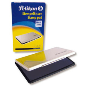 PELIKAN   Metall-Stempelkissen   schwarz 331108    Gr.1                    16x9cm