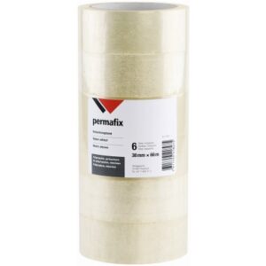 PERMAFIX  Verpackungsband 41827     Transparent 38mmx66m 6Rollen