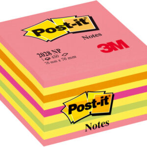 POST-IT   Würfel                 76x76mm 2028-NP   neon/pink/450 Blatt