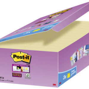POST-IT   Haftnotizen Z-Notes    48x48mm 622-SY24  Super Sticky Promo 24x90 Blatt