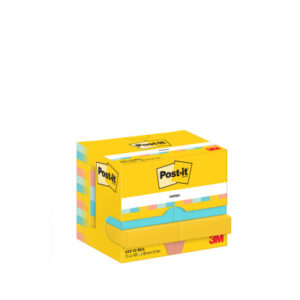 POST-IT   Notes Beachside        51x38mm 65312BEA  4-farbig          12x100 Blatt